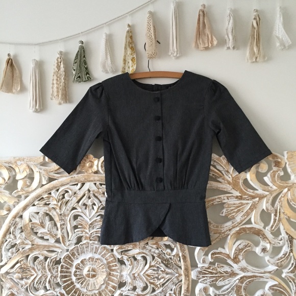 Modcloth Tops - Modcloth Gray Top